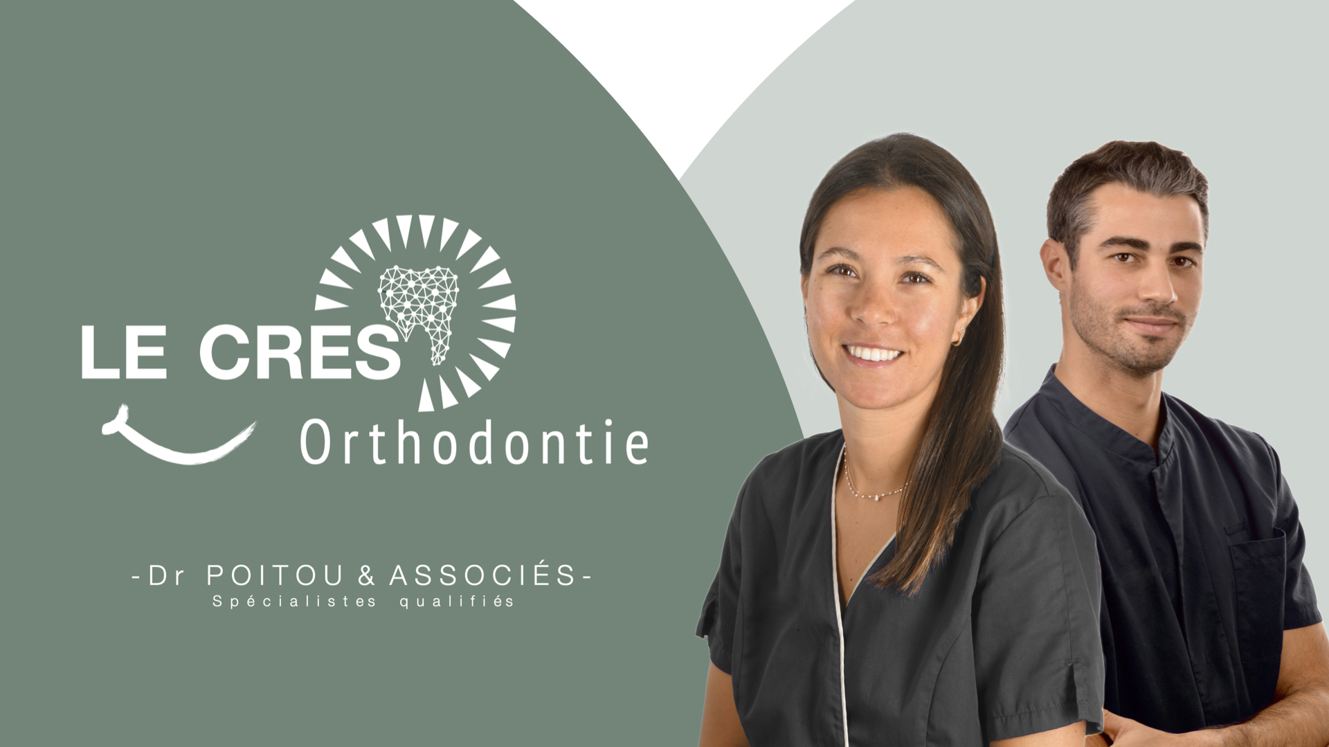 Drs Poitou et Breton au cabinet d'Orthodontie Au Crès