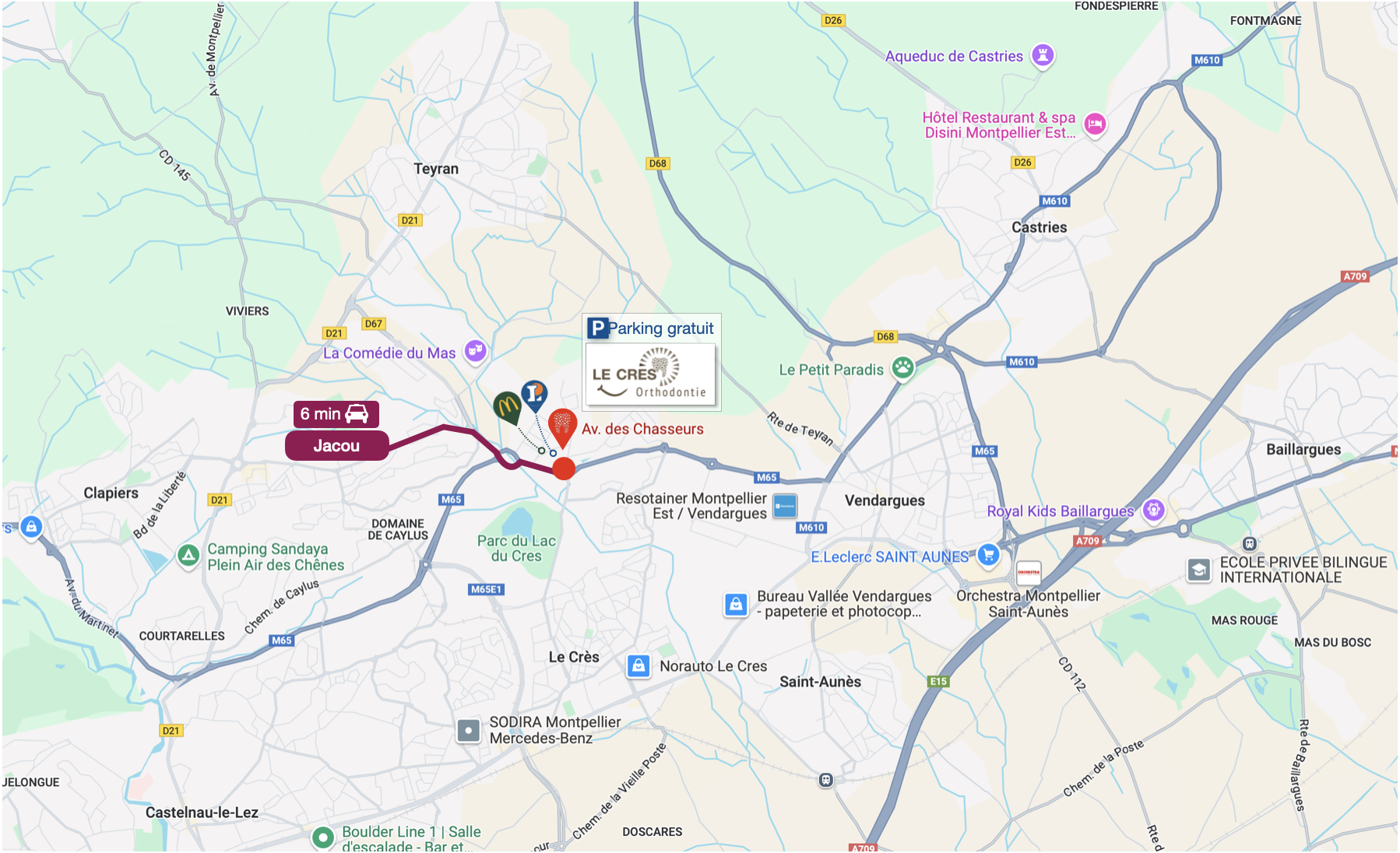 Votre Orthodontiste proche de Jacou – Cabinet d’Orthodontie Le Crès Orthodontie – Dr Poitou Gladys