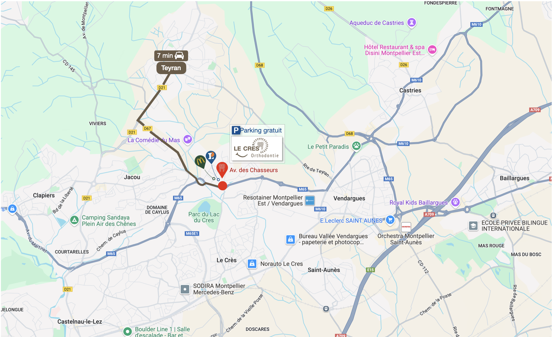 Votre Orthodontiste proche de Teyran – Cabinet d’Orthodontie Le Crès Orthodontie – Dr Poitou Gladys