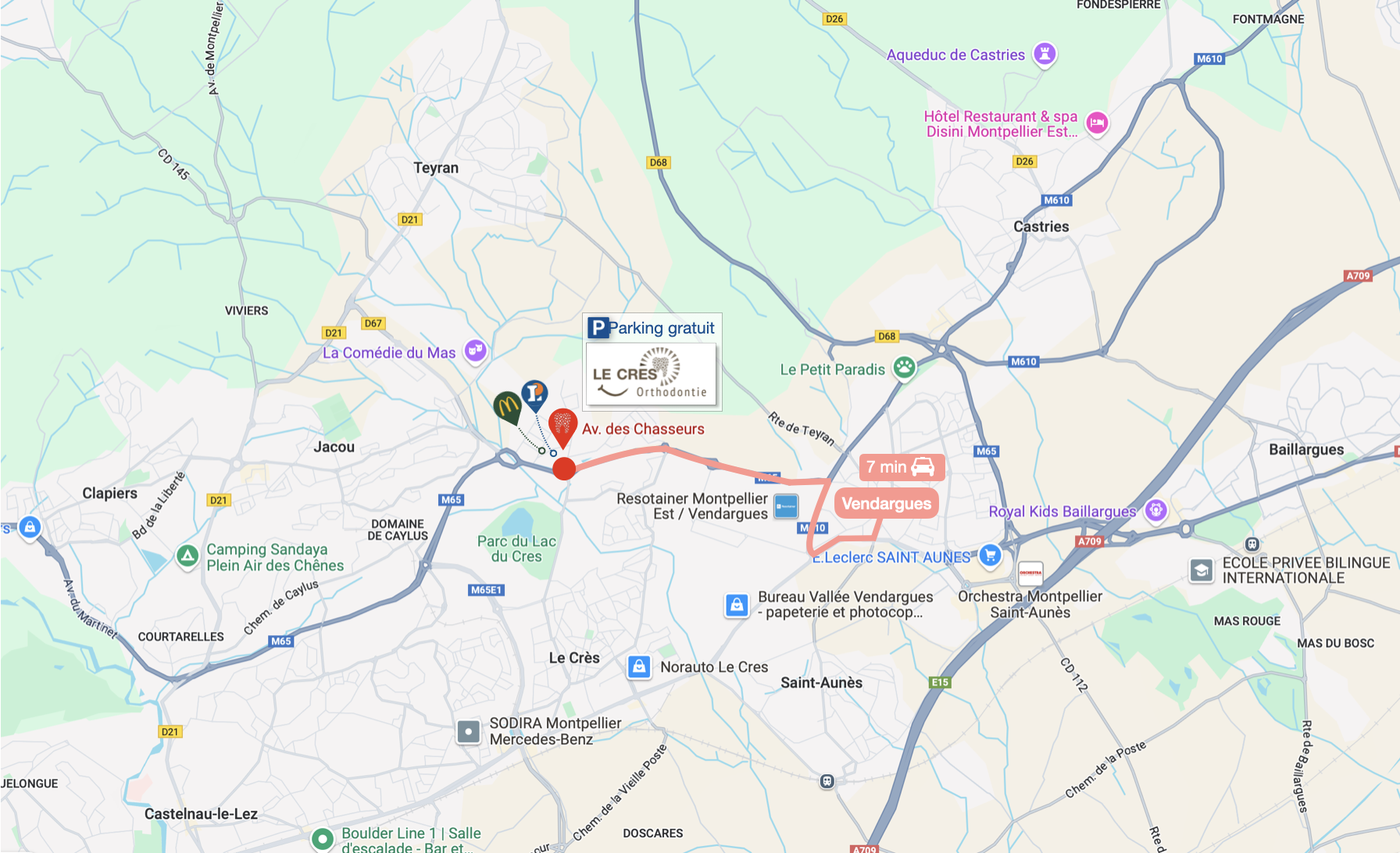 Votre Orthodontiste proche de Vendargues – Cabinet d’Orthodontie Le Crès Orthodontie – Dr Poitou Gladys